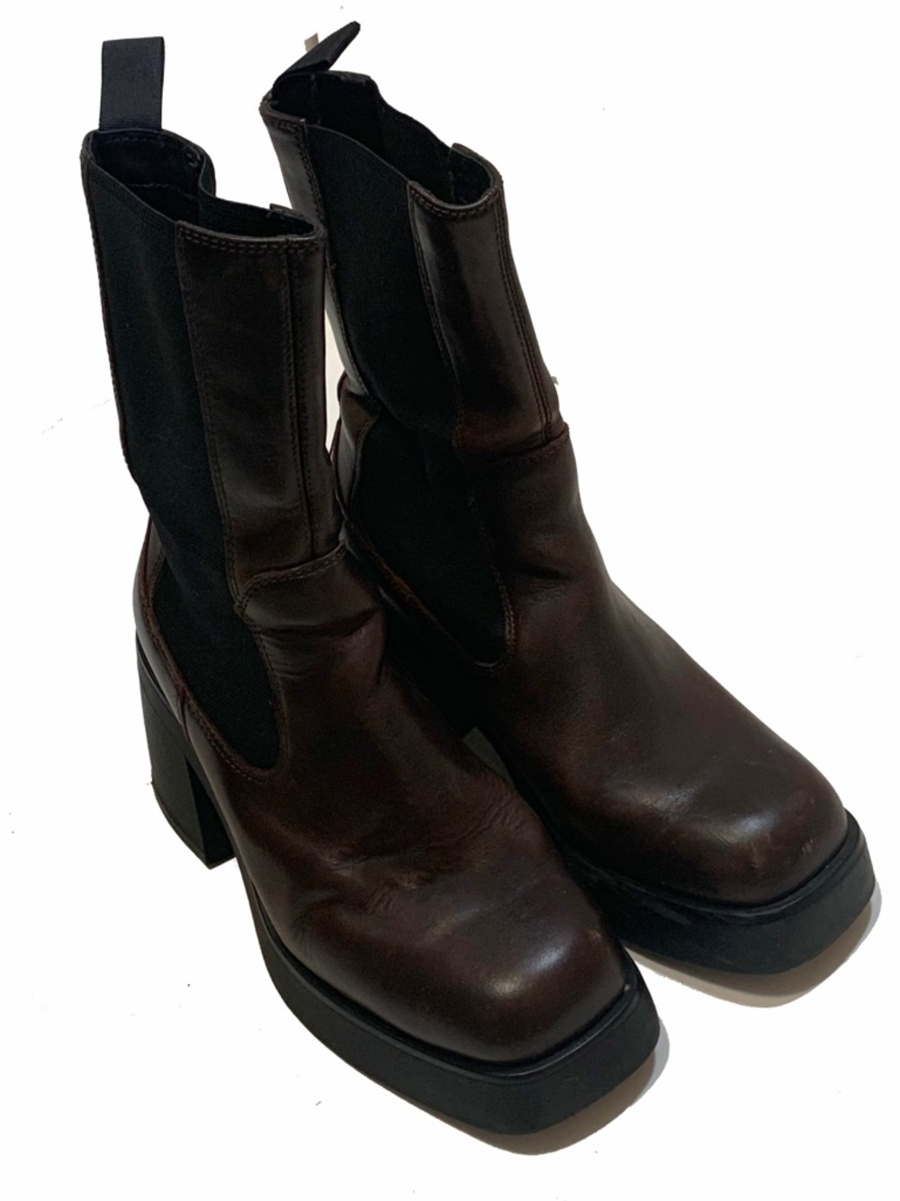 Vagabond Leather Platform Boots